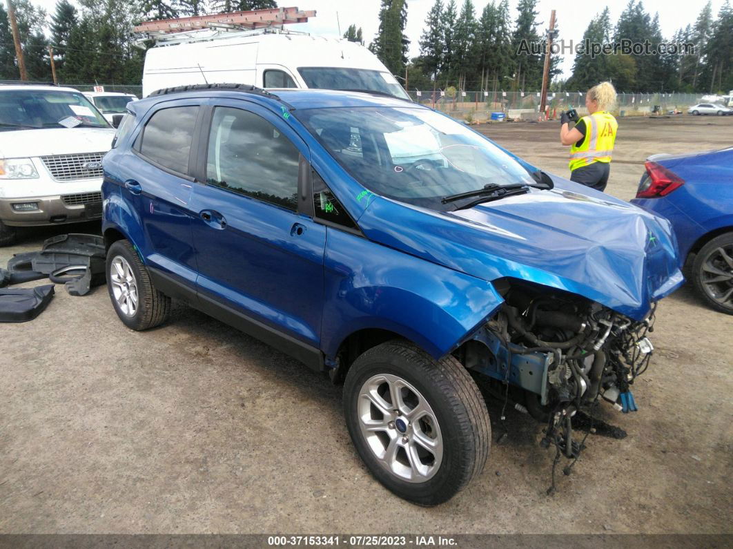 2020 Ford Ecosport Se Синий vin: MAJ3S2GE9LC335383