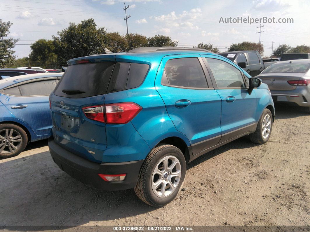 2020 Ford Ecosport Se Blue vin: MAJ3S2GE9LC353737