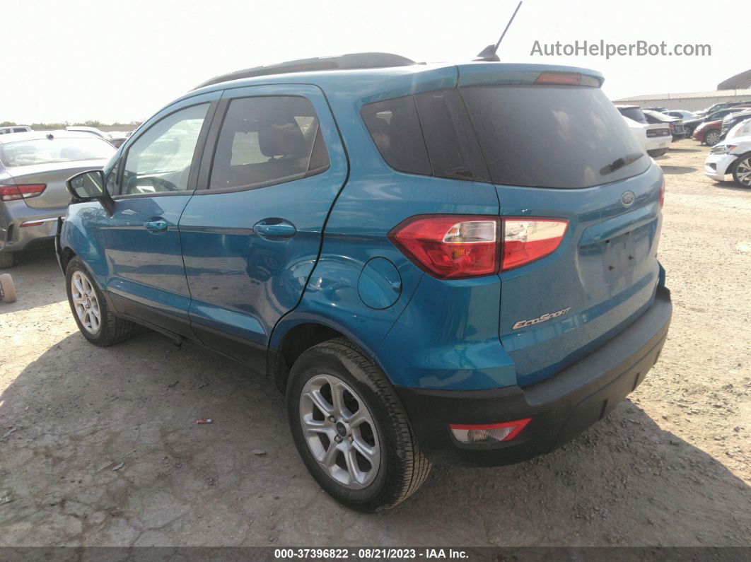 2020 Ford Ecosport Se Blue vin: MAJ3S2GE9LC353737