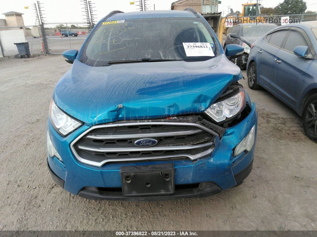 2020 Ford Ecosport Se Синий vin: MAJ3S2GE9LC353737