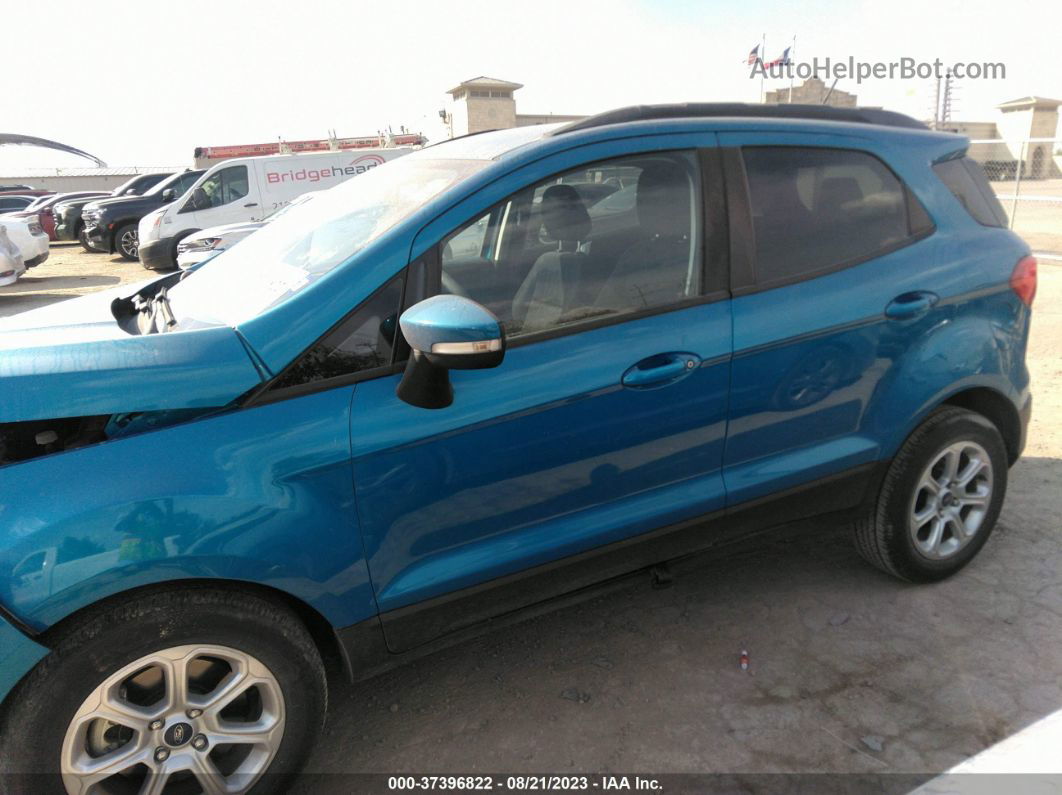 2020 Ford Ecosport Se Синий vin: MAJ3S2GE9LC353737