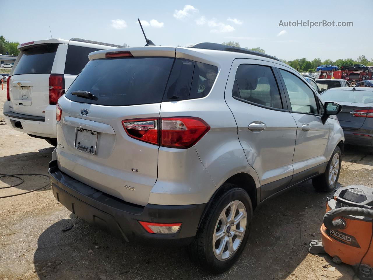 2020 Ford Ecosport Se Silver vin: MAJ3S2GE9LC369274