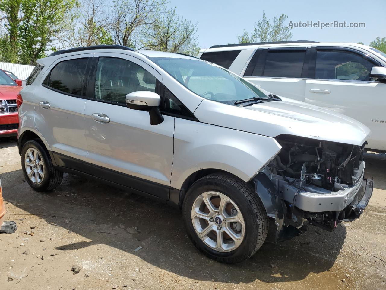 2020 Ford Ecosport Se Silver vin: MAJ3S2GE9LC369274