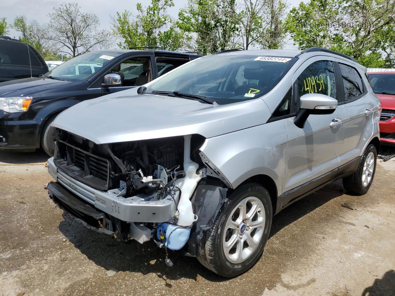 2020 Ford Ecosport Se Silver vin: MAJ3S2GE9LC369274