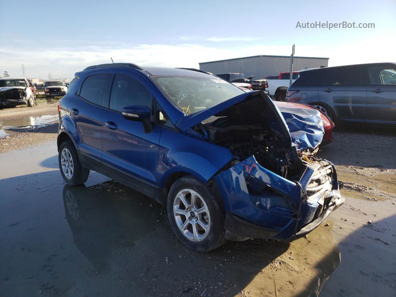 2020 Ford Ecosport Se Blue vin: MAJ3S2GE9LC369727