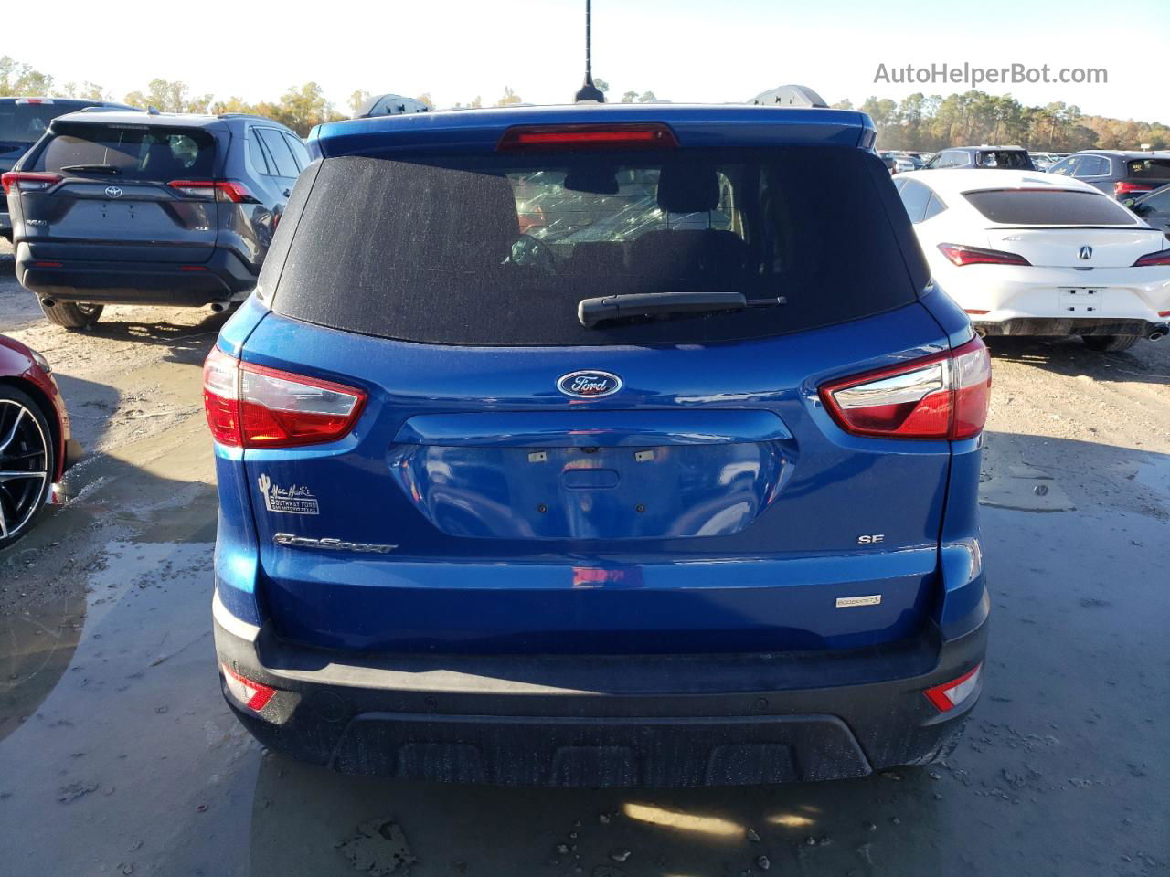 2020 Ford Ecosport Se Синий vin: MAJ3S2GE9LC369727