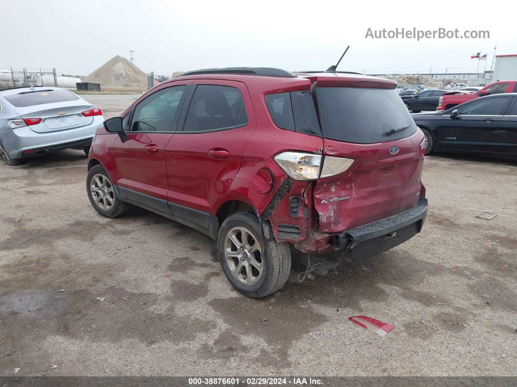 2020 Ford Ecosport Se Красный vin: MAJ3S2GE9LC375527