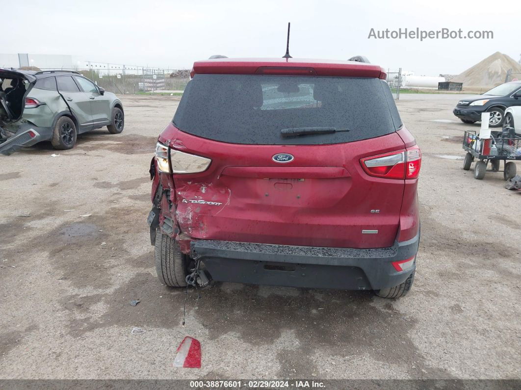 2020 Ford Ecosport Se Красный vin: MAJ3S2GE9LC375527