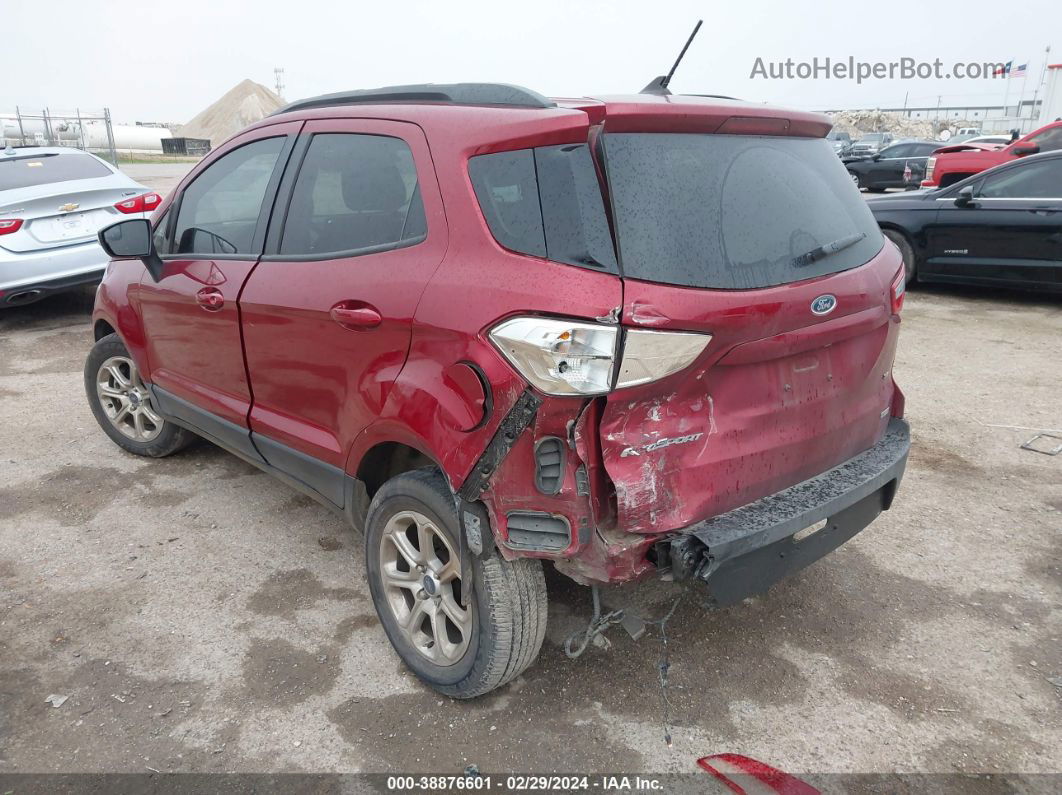 2020 Ford Ecosport Se Красный vin: MAJ3S2GE9LC375527