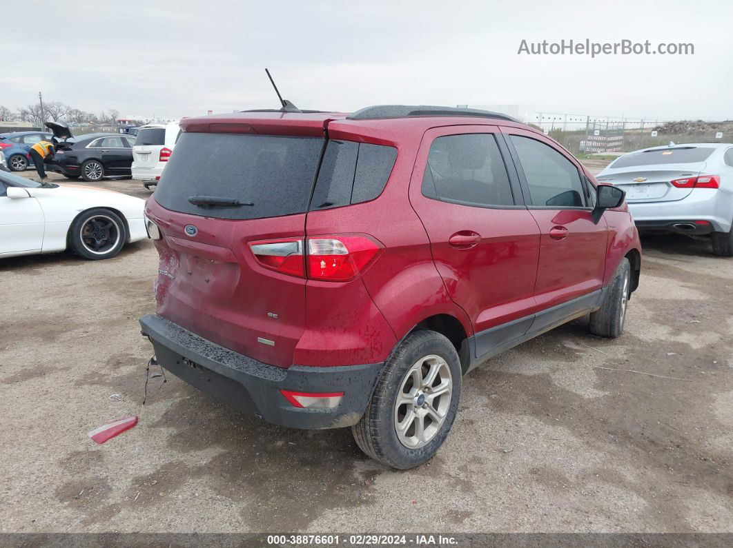 2020 Ford Ecosport Se Красный vin: MAJ3S2GE9LC375527