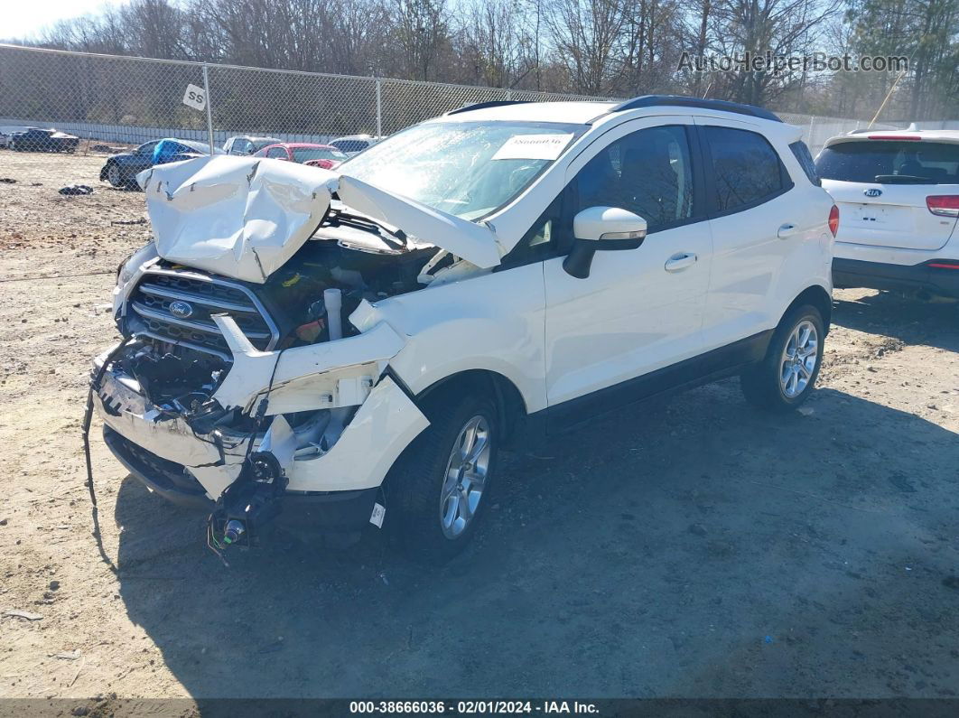 2020 Ford Ecosport Se Белый vin: MAJ3S2GE9LC389248