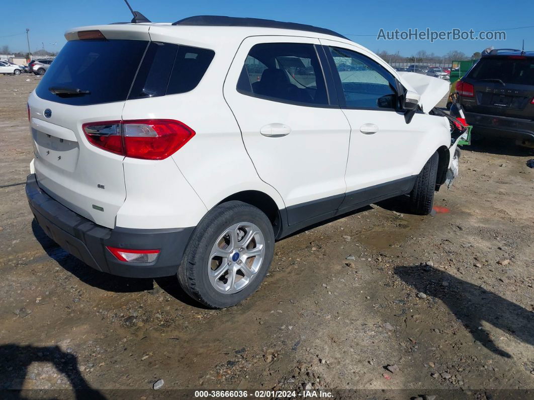 2020 Ford Ecosport Se Белый vin: MAJ3S2GE9LC389248