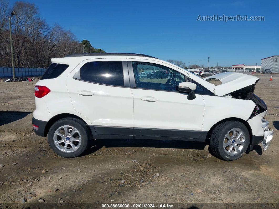 2020 Ford Ecosport Se Белый vin: MAJ3S2GE9LC389248