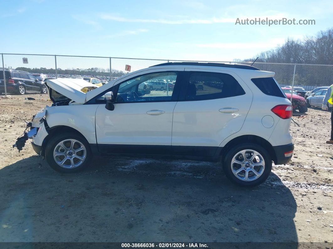 2020 Ford Ecosport Se White vin: MAJ3S2GE9LC389248