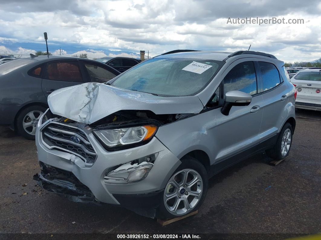 2020 Ford Ecosport Se Silver vin: MAJ3S2GE9LC390786