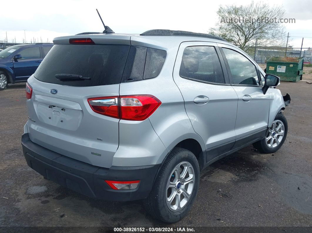 2020 Ford Ecosport Se Silver vin: MAJ3S2GE9LC390786