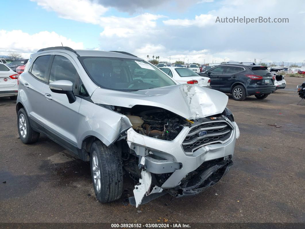 2020 Ford Ecosport Se Silver vin: MAJ3S2GE9LC390786