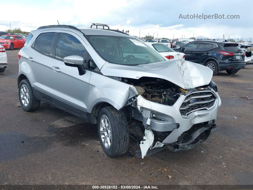 2020 Ford Ecosport Se Silver vin: MAJ3S2GE9LC390786