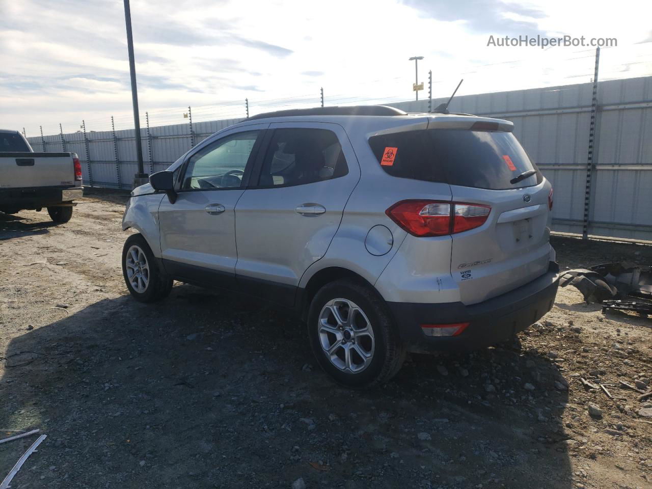 2019 Ford Ecosport Se Silver vin: MAJ3S2GEXKC257579