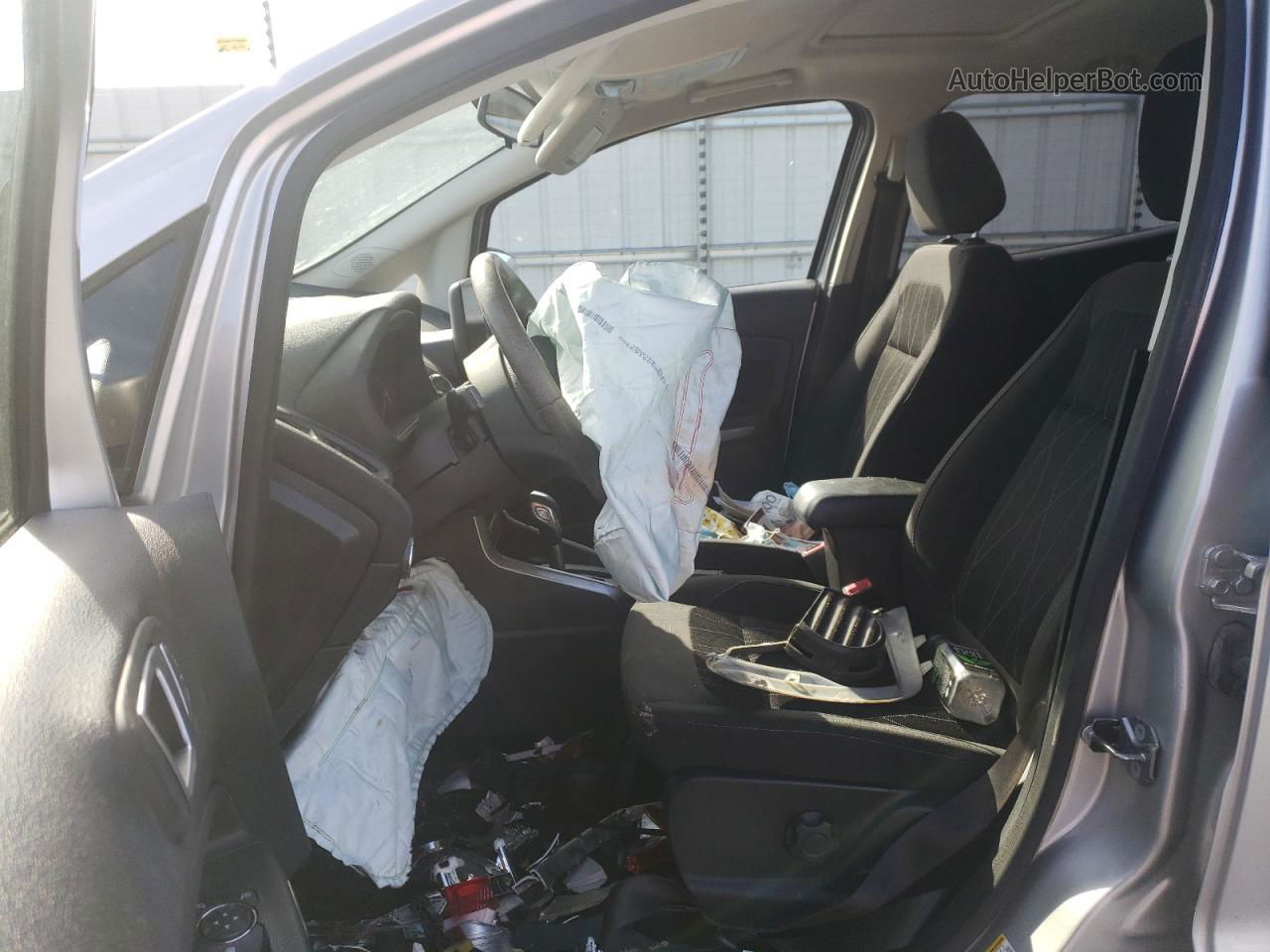 2019 Ford Ecosport Se Silver vin: MAJ3S2GEXKC257579