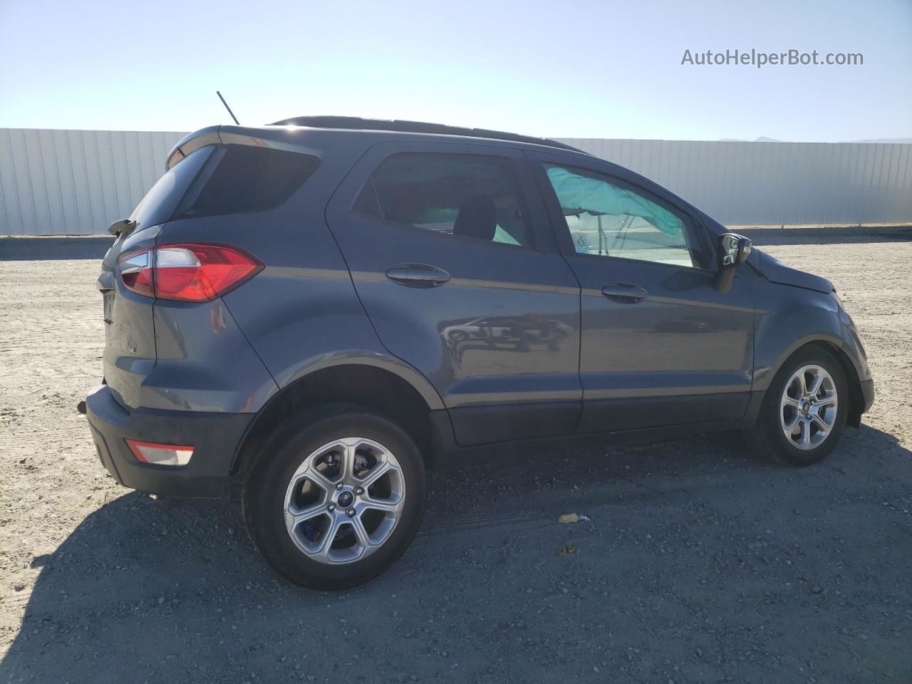 2019 Ford Ecosport Se Gray vin: MAJ3S2GEXKC273006