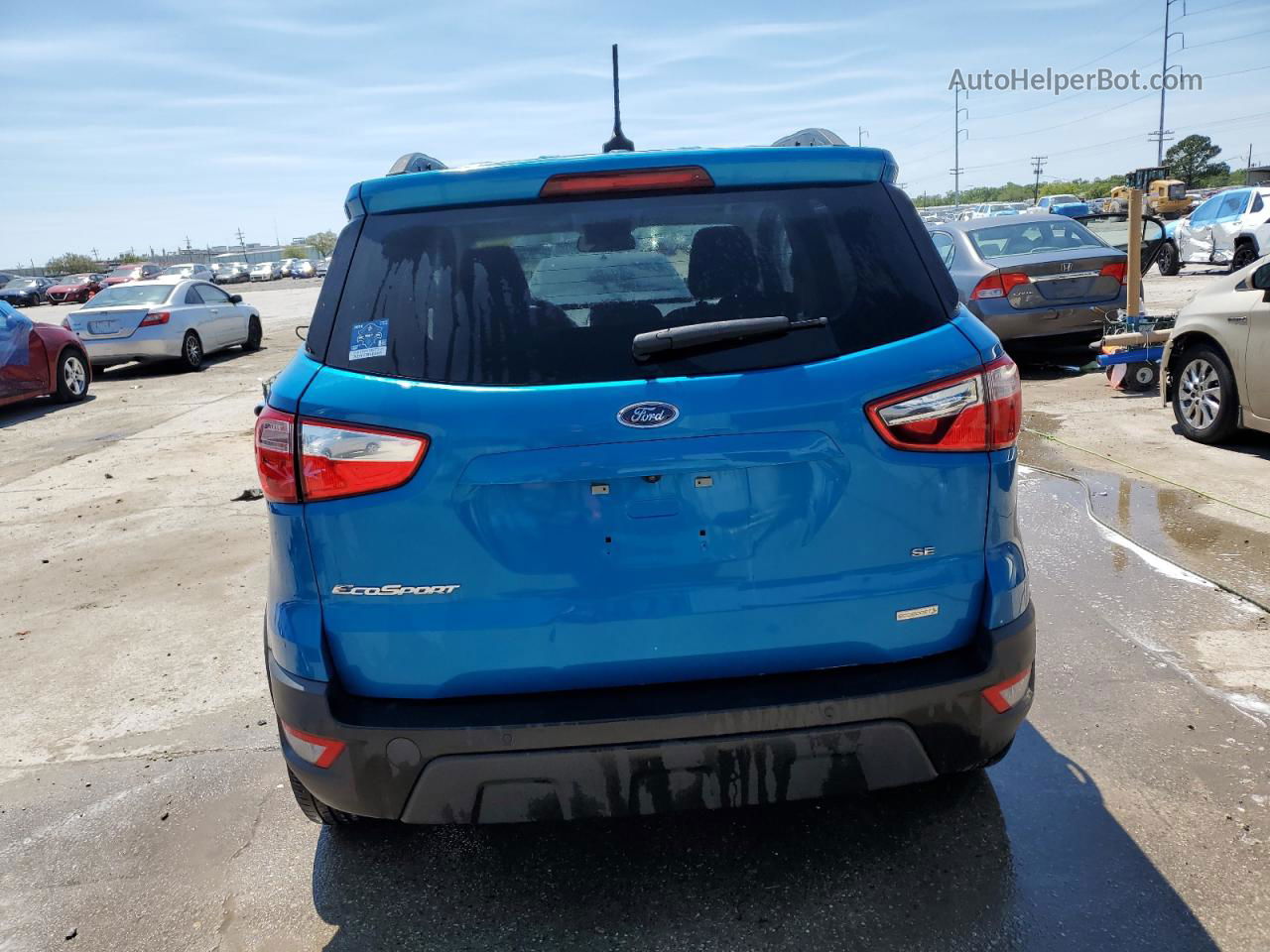 2019 Ford Ecosport Se Blue vin: MAJ3S2GEXKC275273