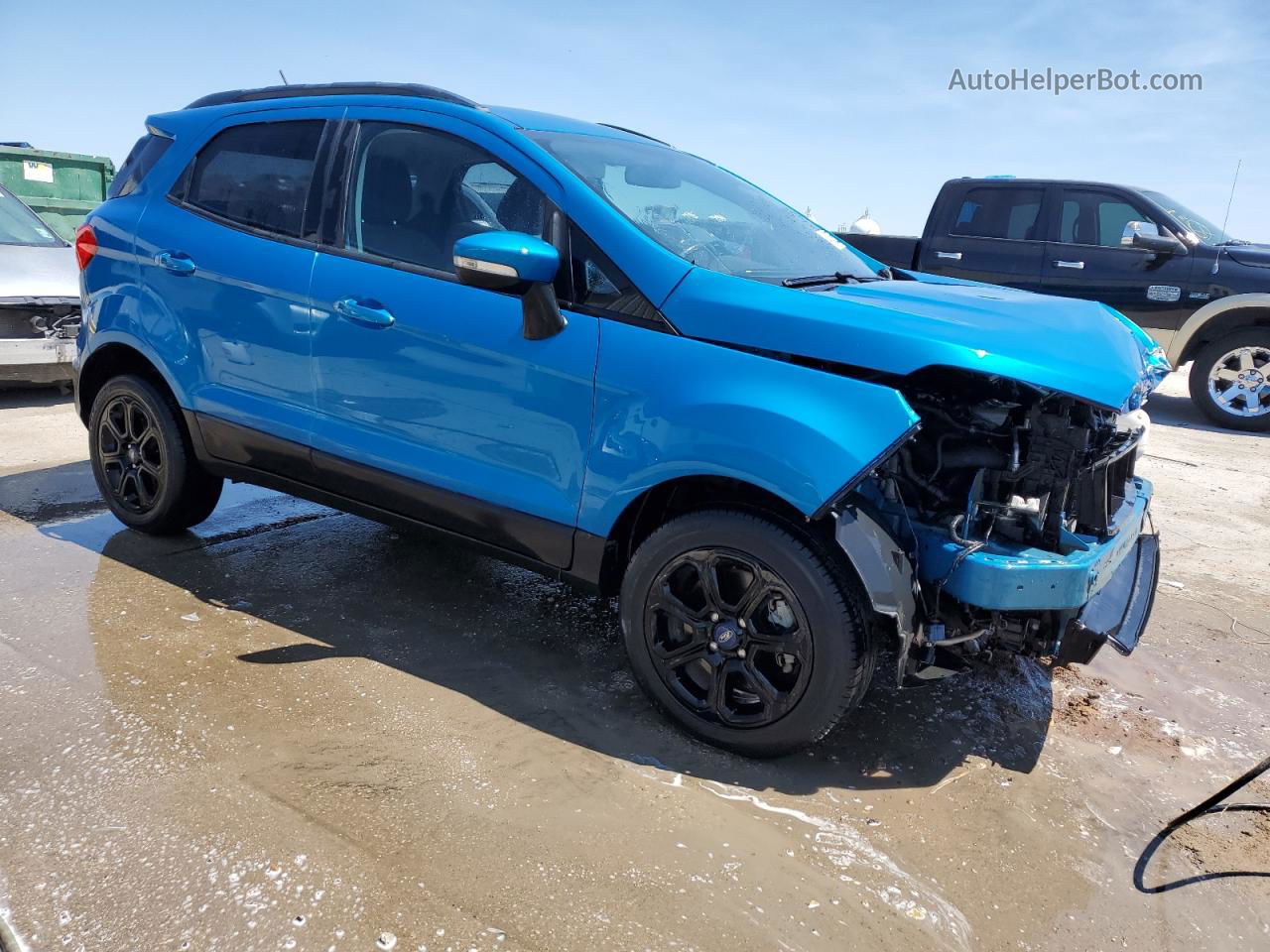 2019 Ford Ecosport Se Blue vin: MAJ3S2GEXKC275273