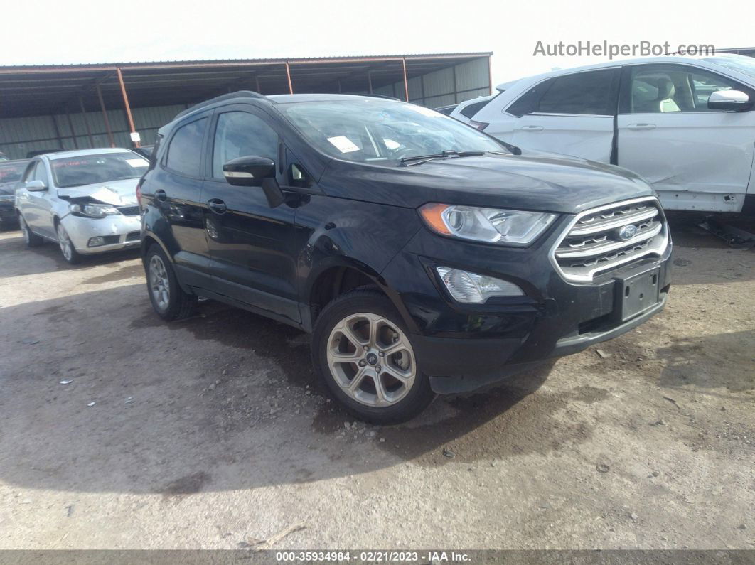 2019 Ford Ecosport Se Черный vin: MAJ3S2GEXKC278710