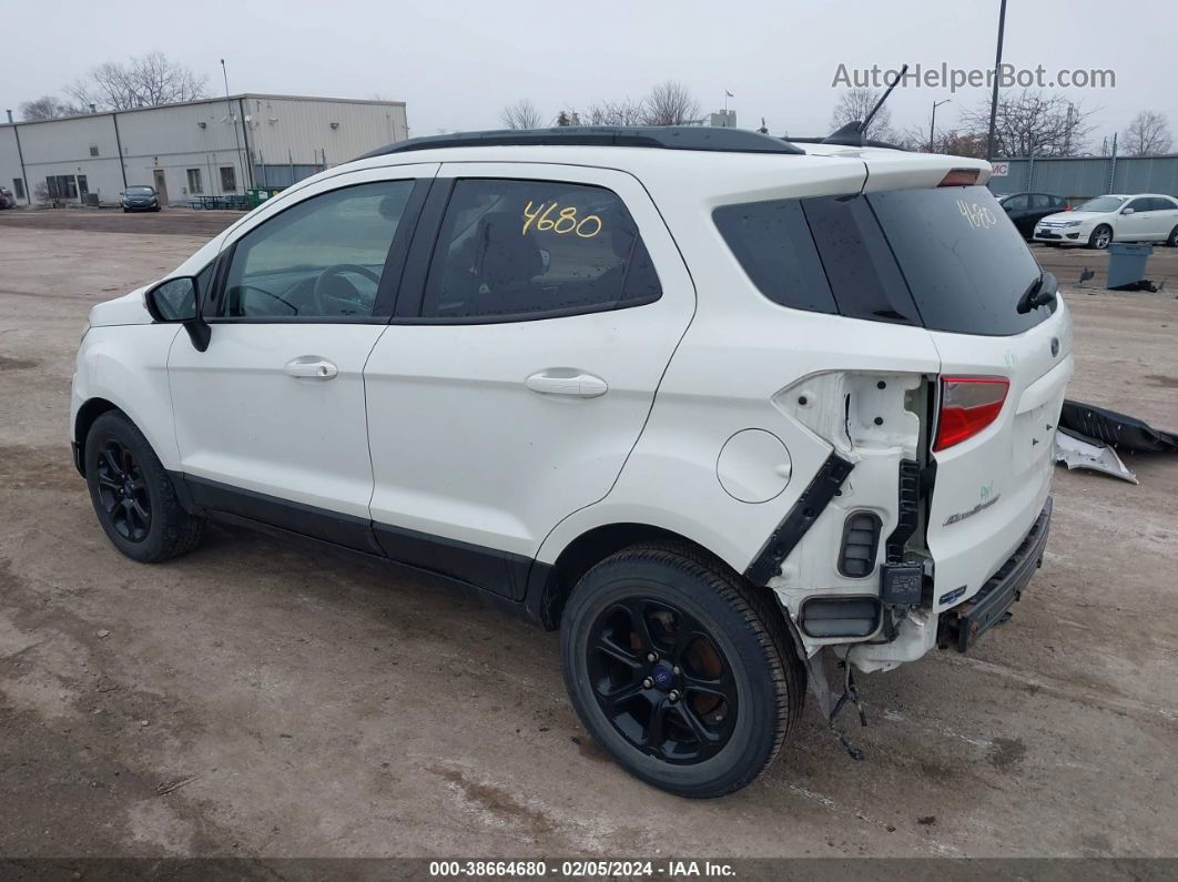 2019 Ford Ecosport Se White vin: MAJ3S2GEXKC283812