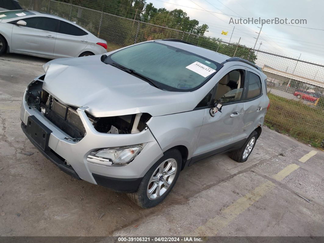 2019 Ford Ecosport Se Серебряный vin: MAJ3S2GEXKC291585