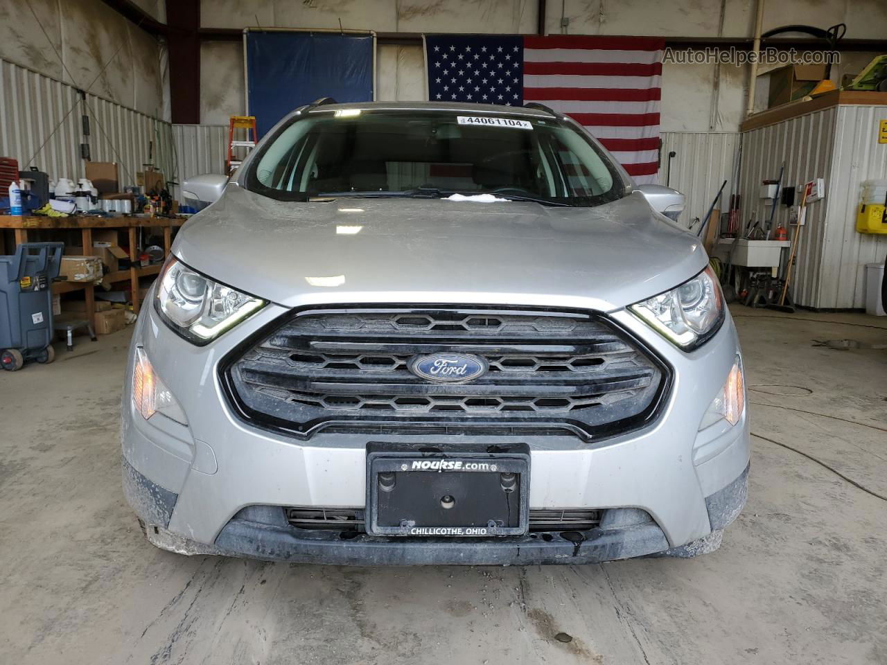 2020 Ford Ecosport Se Silver vin: MAJ3S2GEXLC318656