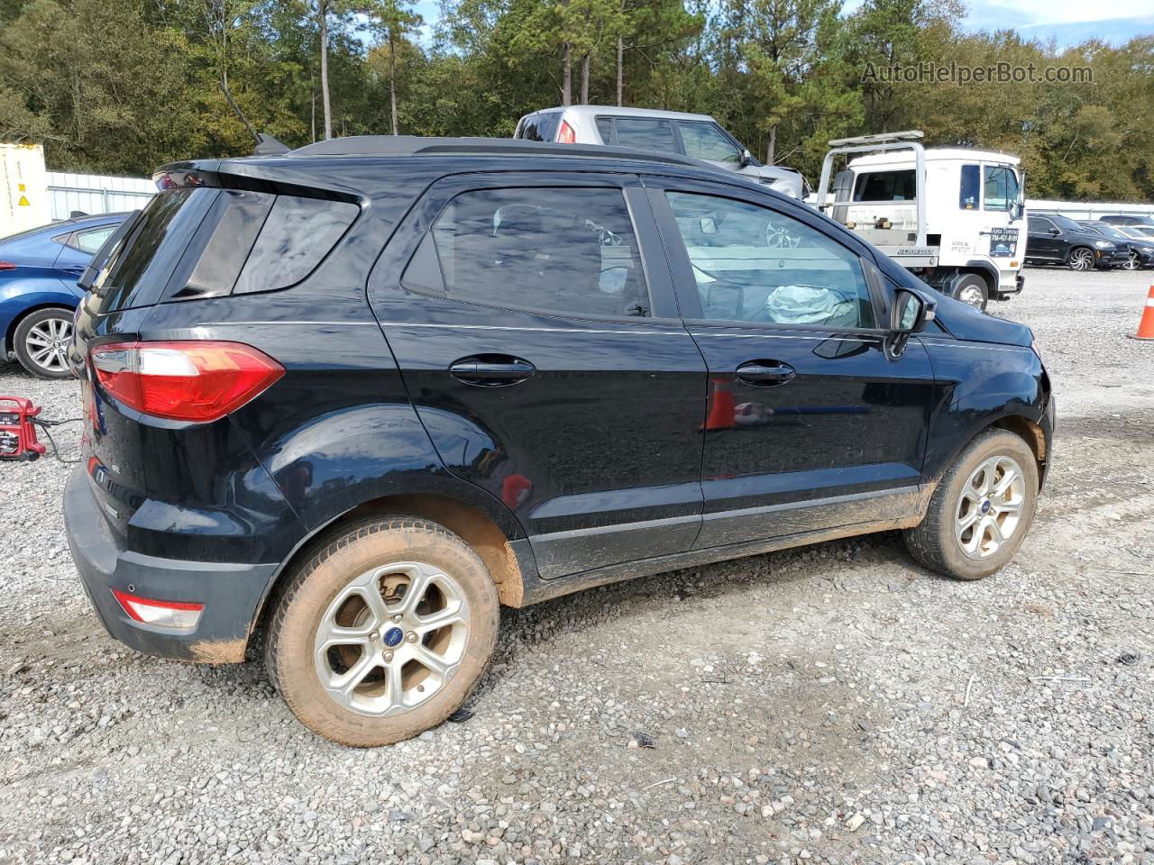 2020 Ford Ecosport Se Black vin: MAJ3S2GEXLC319645