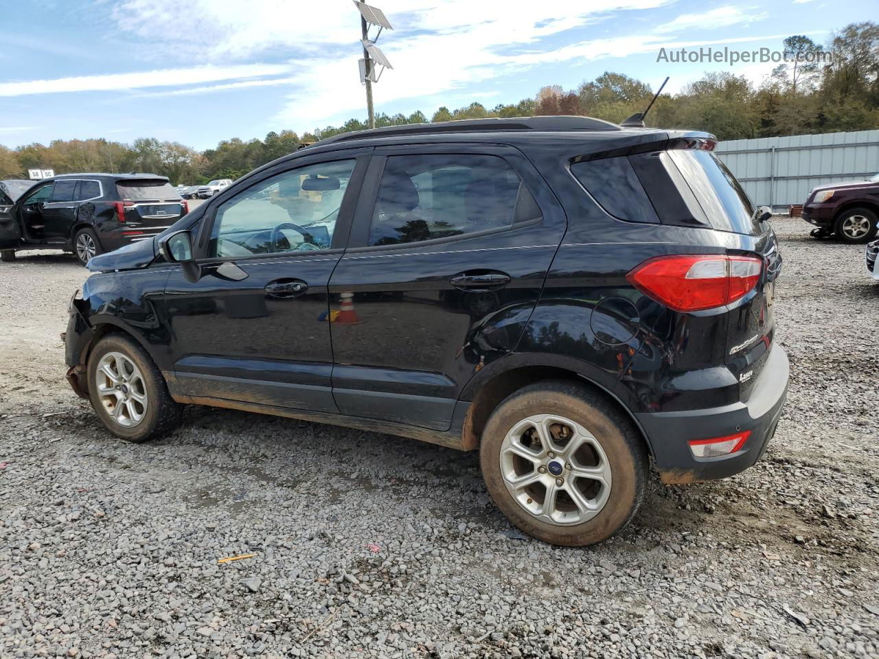 2020 Ford Ecosport Se Черный vin: MAJ3S2GEXLC319645