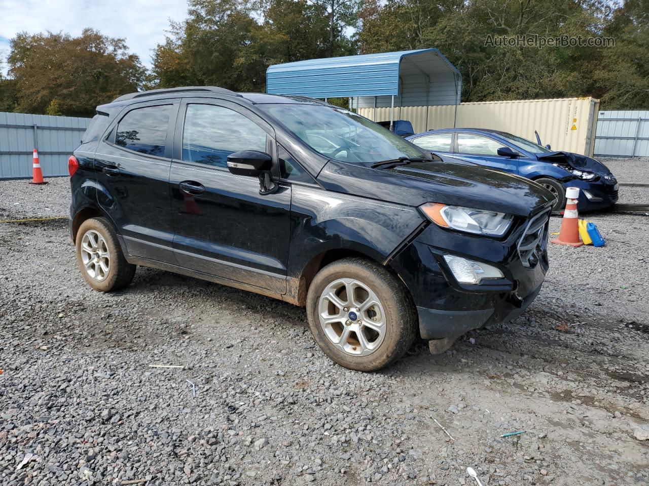 2020 Ford Ecosport Se Black vin: MAJ3S2GEXLC319645