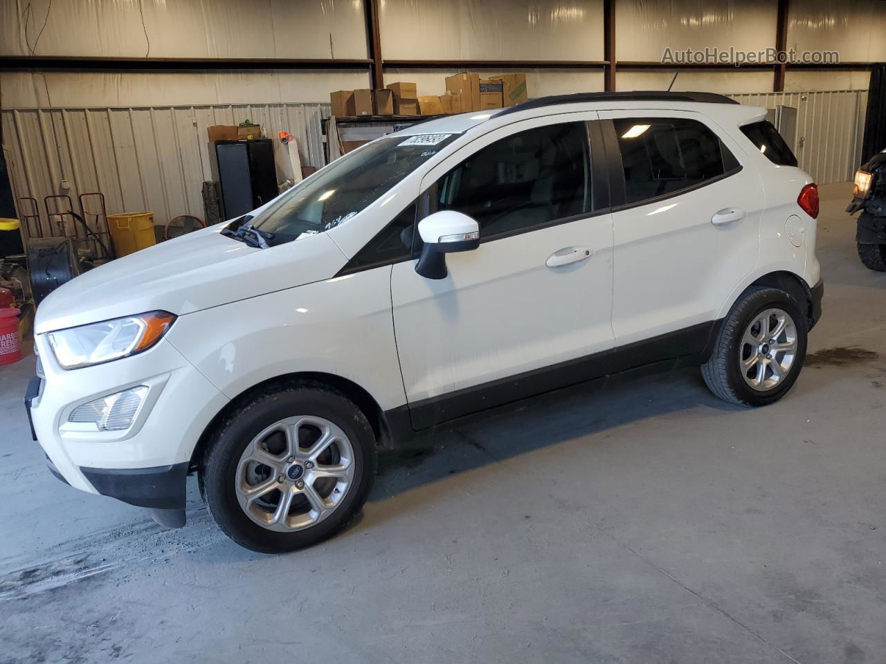 2020 Ford Ecosport Se White vin: MAJ3S2GEXLC336509