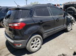 2020 Ford Ecosport Se Black vin: MAJ3S2GEXLC369199