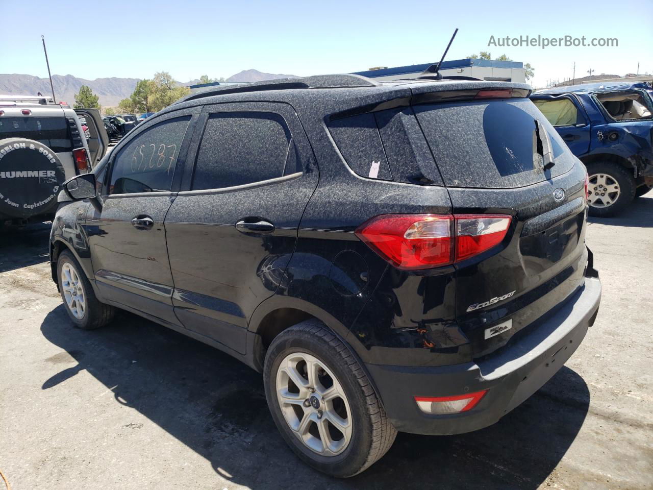 2020 Ford Ecosport Se Black vin: MAJ3S2GEXLC369199