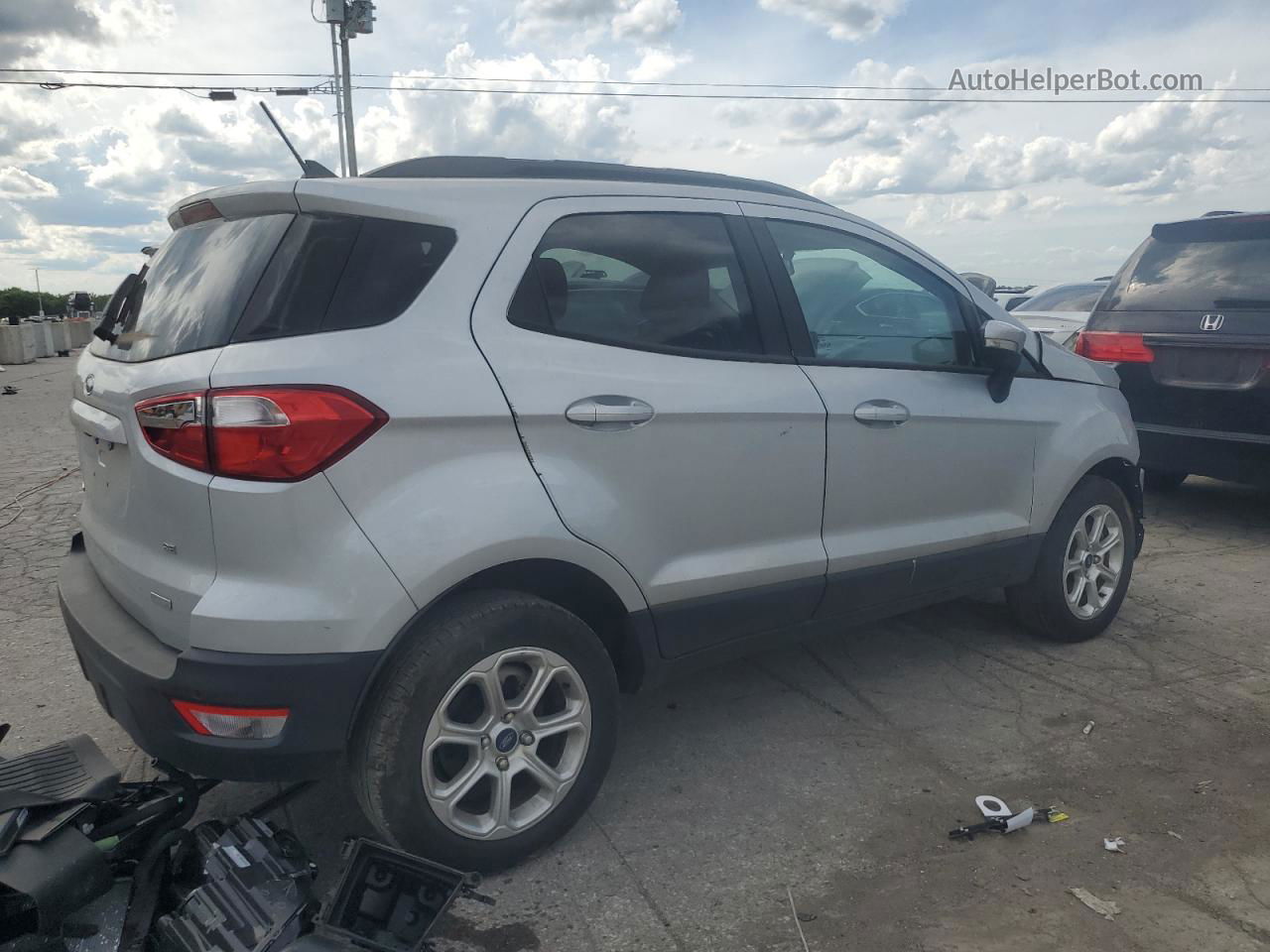 2020 Ford Ecosport Se Gray vin: MAJ3S2GEXLC369378