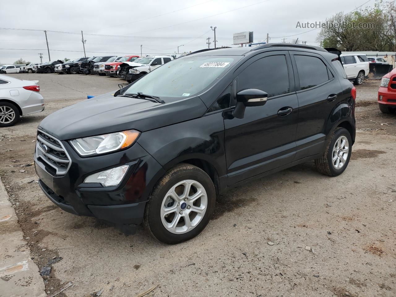 2020 Ford Ecosport Se Black vin: MAJ3S2GEXLC369705