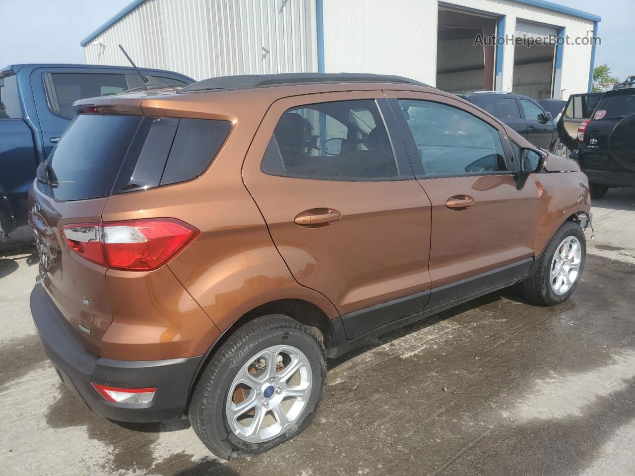 2020 Ford Ecosport Se Brown vin: MAJ3S2GEXLC392045