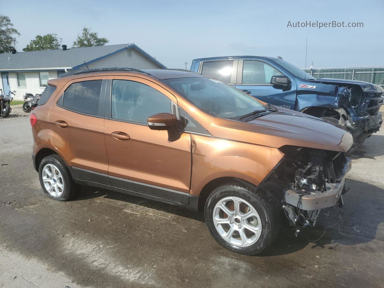 2020 Ford Ecosport Se Коричневый vin: MAJ3S2GEXLC392045