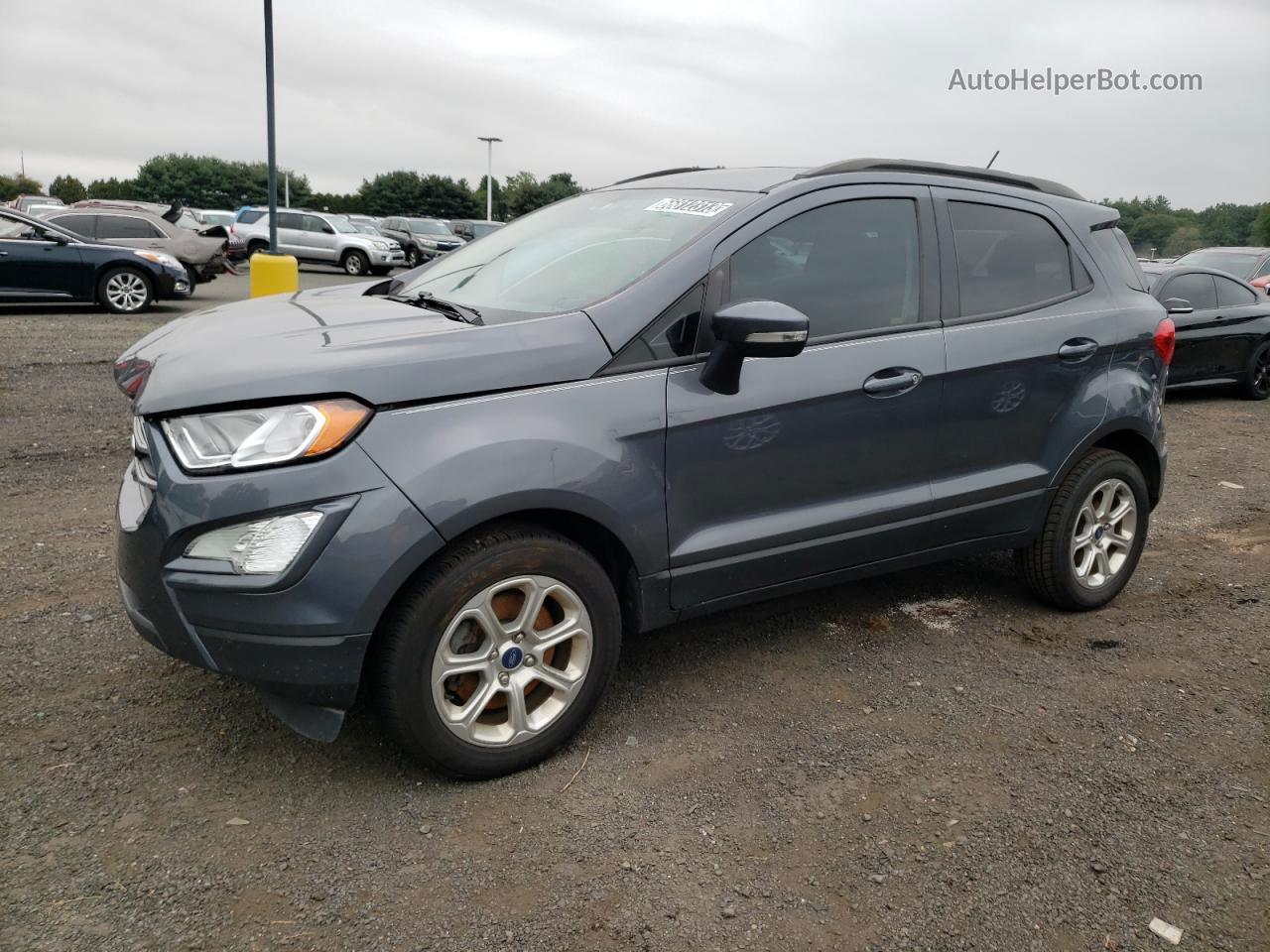 2020 Ford Ecosport Se Gray vin: MAJ3S2GEXLC393776