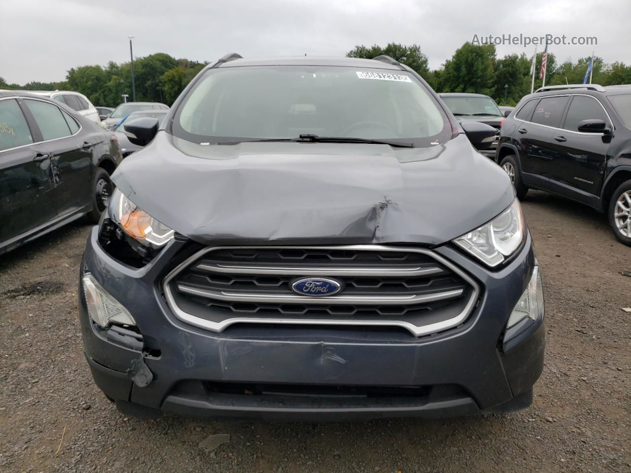 2020 Ford Ecosport Se Gray vin: MAJ3S2GEXLC393776