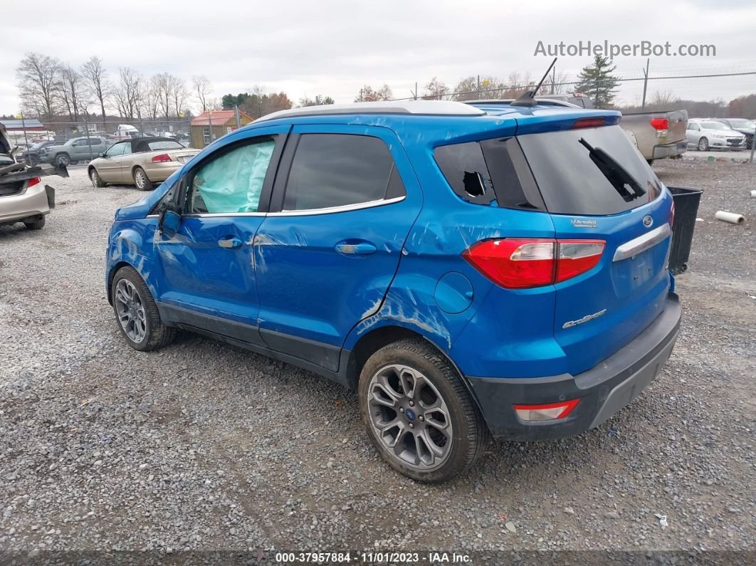 2019 Ford Ecosport Titanium Blue vin: MAJ3S2KE0KC279467