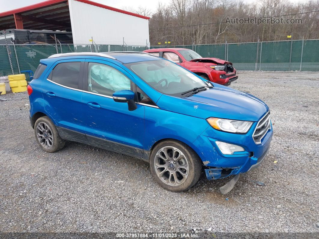 2019 Ford Ecosport Titanium Blue vin: MAJ3S2KE0KC279467