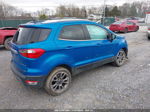 2019 Ford Ecosport Titanium Синий vin: MAJ3S2KE0KC279467