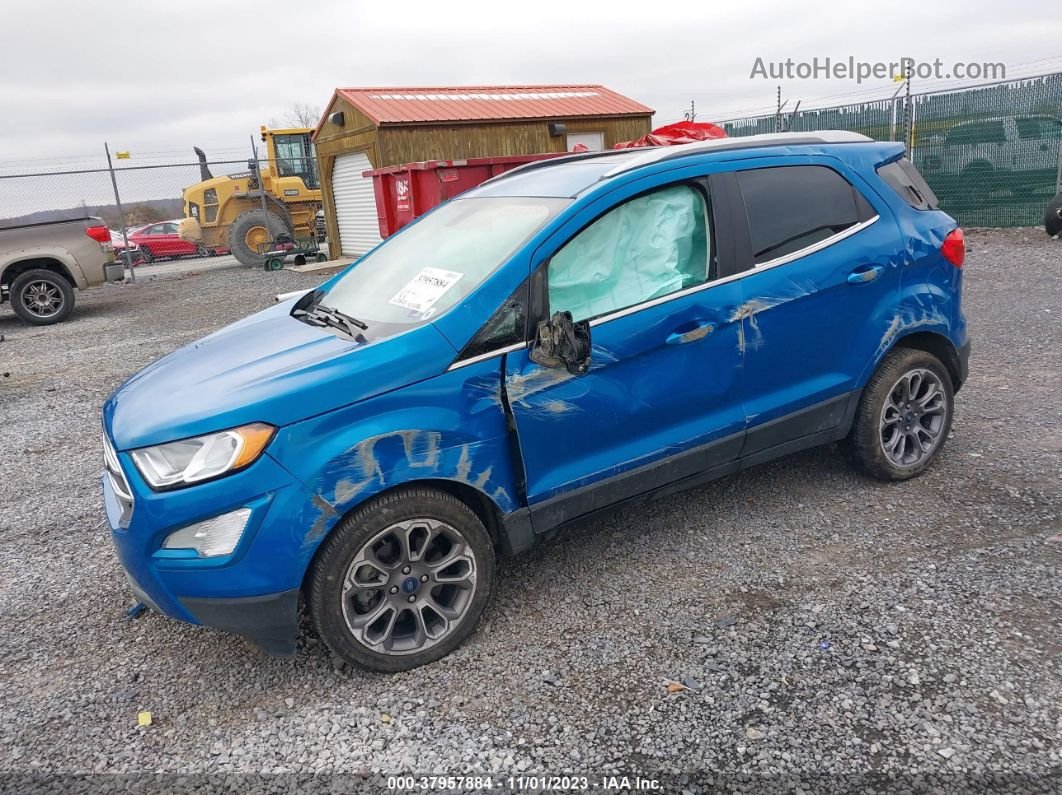 2019 Ford Ecosport Titanium Blue vin: MAJ3S2KE0KC279467