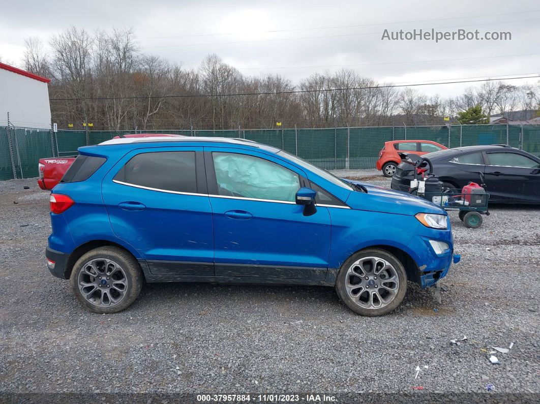 2019 Ford Ecosport Titanium Blue vin: MAJ3S2KE0KC279467