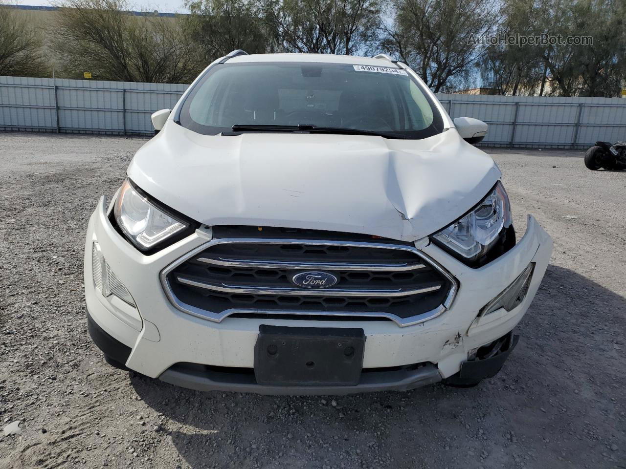 2020 Ford Ecosport Titanium White vin: MAJ3S2KE0LC365539