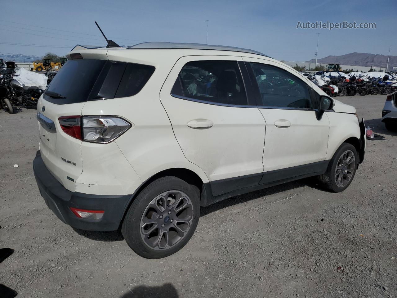 2020 Ford Ecosport Titanium Белый vin: MAJ3S2KE0LC365539